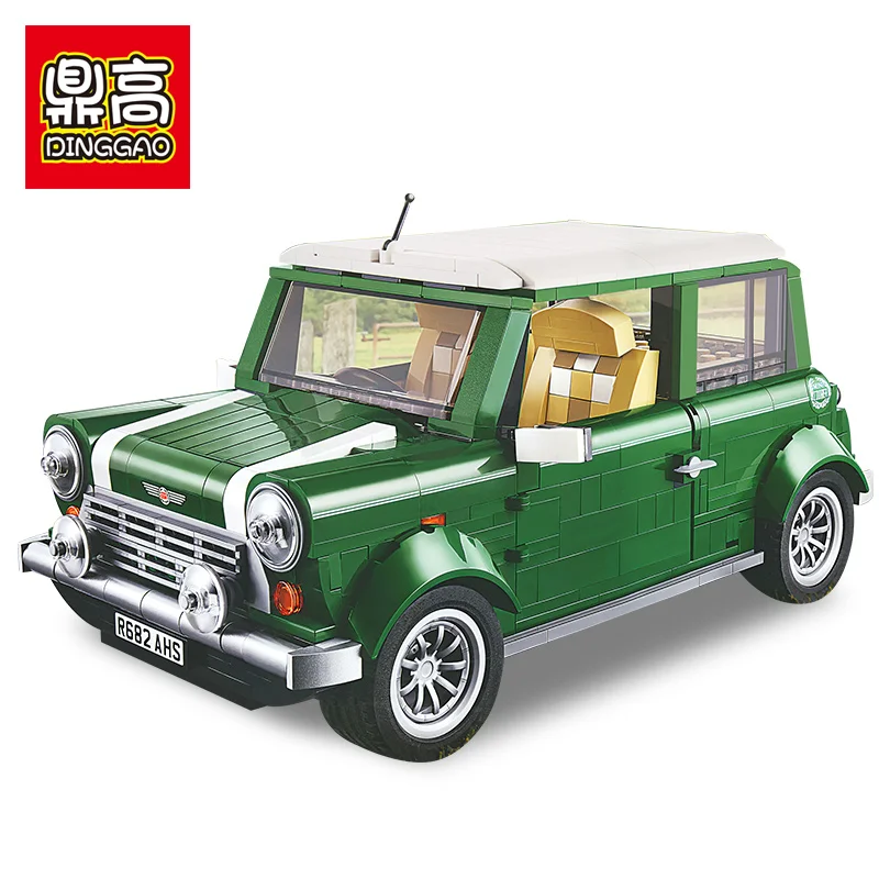 Строительные блоки Camper van Beetle Cooper совместимый lepinglys креативный 10220 10242 10252