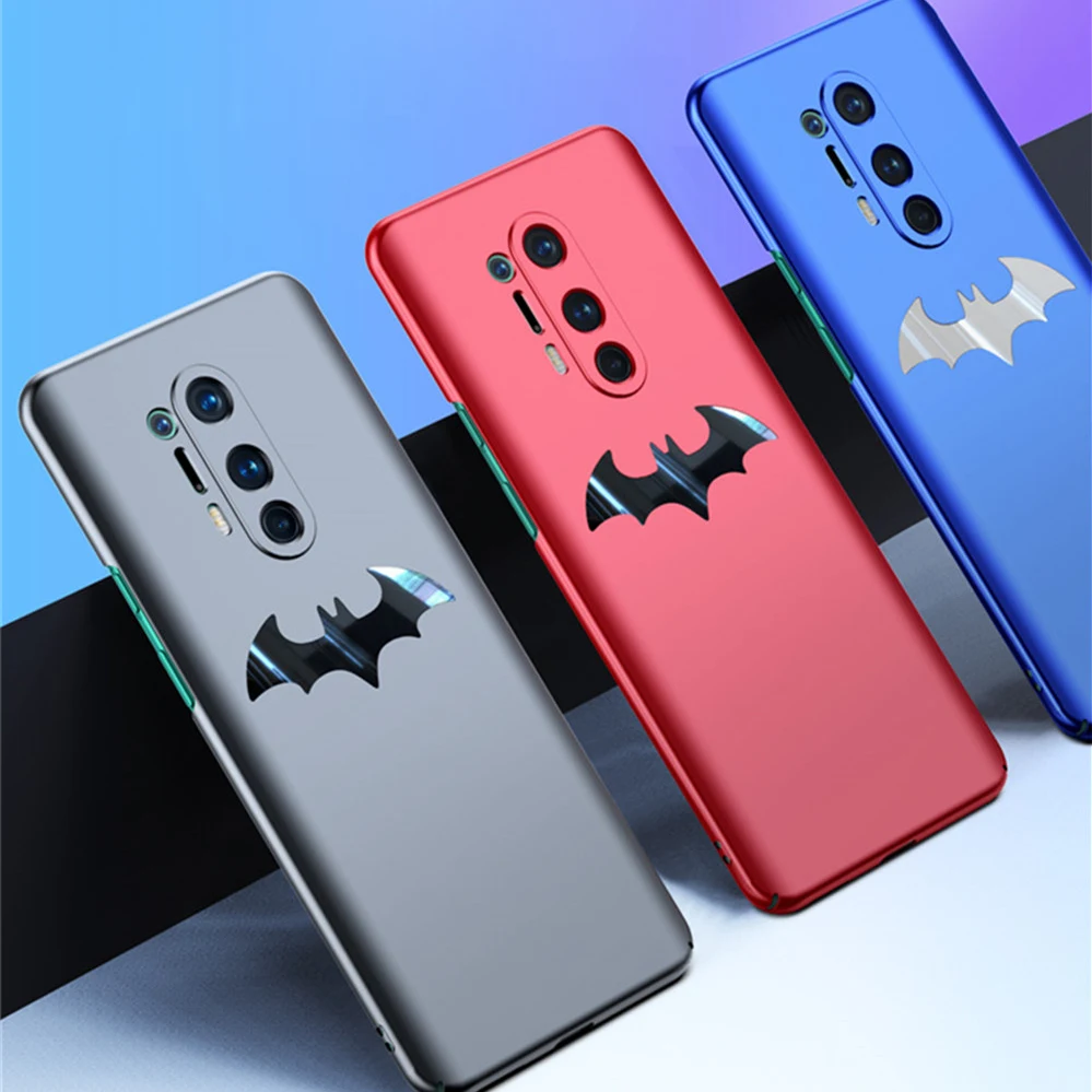 Магнитный ультра тонкий жесткий чехол для телефона с Бэтменом Oneplus 8 8Pro 7 7Pro 7T Pro