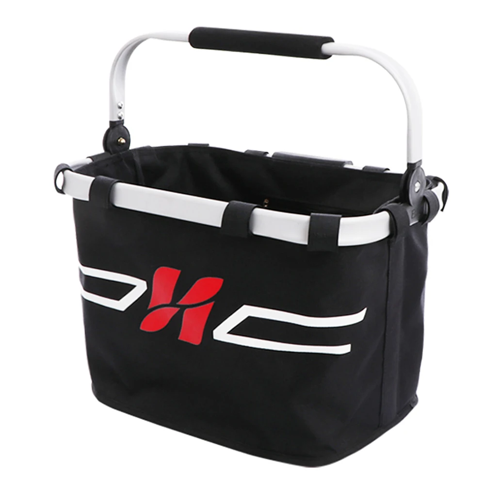 

Hot New Bicycle Front Basket Collapsible Bike Handlebar Basket Pet Cat Dog Carrier Bag Shopping Commuting Bicycle Basket Pouch B