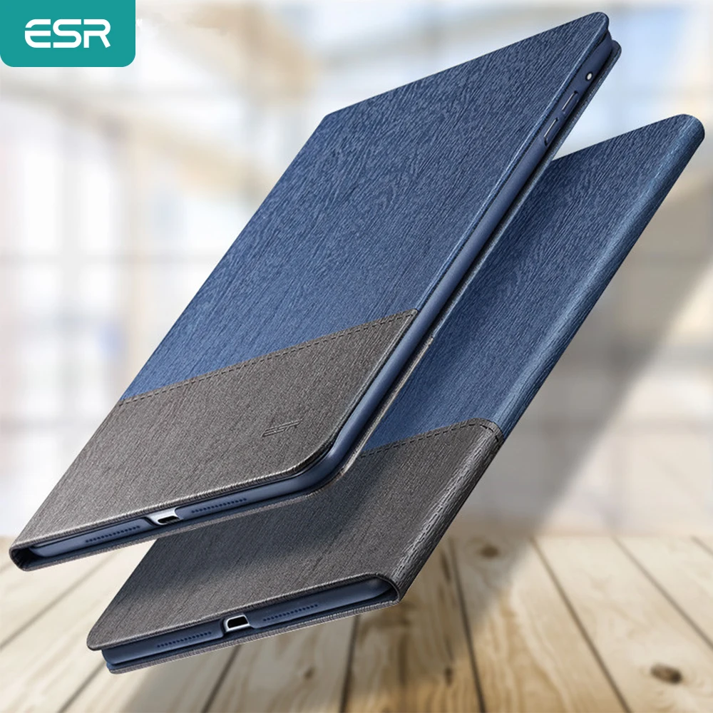 ESR Case for iPad Mini 5 2019 mini 4 3 2 1 Case Oxford Cloth Back Trifold Stand Auto
