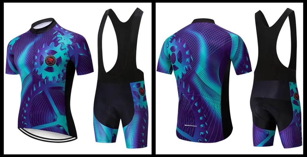 Weimostar Blue gear велосипедная одежда для мужчин Sumemr MTB велосипедная одежда короткий рукав Велоспорт Джерси Набор быстросохнущая велосипедная одежда