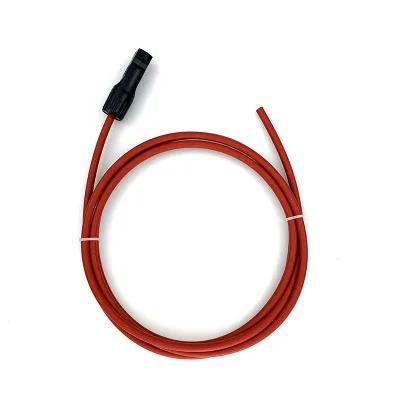 Solar Cable 10AWG 6mm&sup2; Solar panel Cable 1 meter Red + 1 meter Black