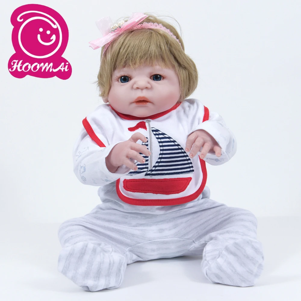 Реалистичные 22 дюймовые куклы Bebe Reborn 55 см модные силиконовые для всего тела