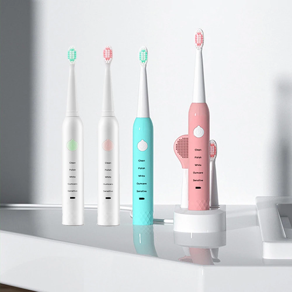 Electric Toothbrush USB Rechargeable Tooth Brush Adult Electronic Washable Whitening Teeth Brush Washable Whitening Teeth Brush Electric Toothbrush USB Rechargeable Tooth Brush Adult Electronic Washable Whitening Teeth Brush Washable Whitening Teeth Brush