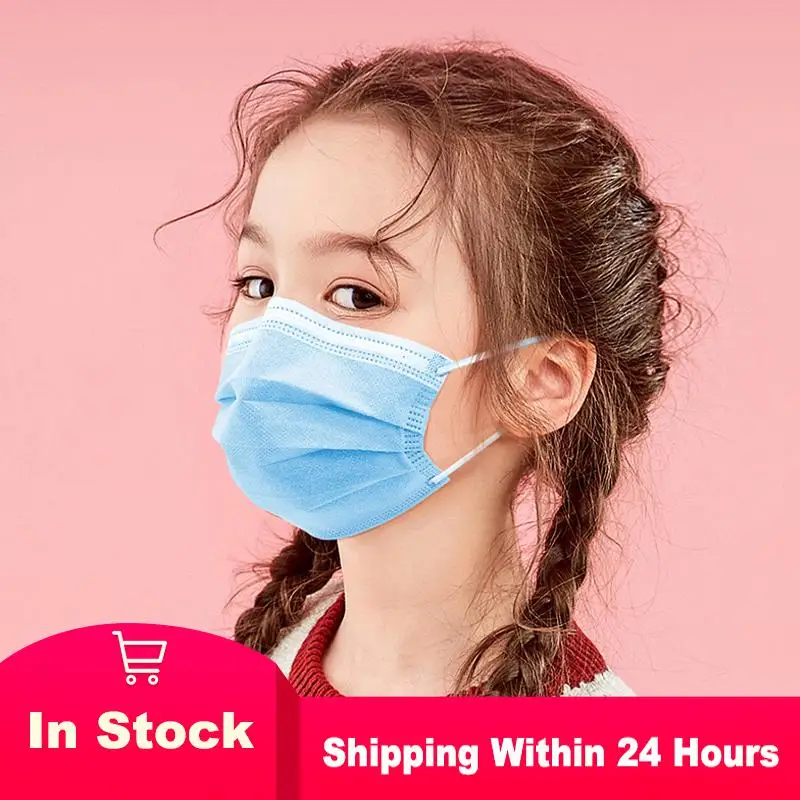 

50PCS 100PCS Face Mouth Mask Breathable Children Mask Protective Virus Mask Filter Earloop Mask For Kids Disposable Face Masks