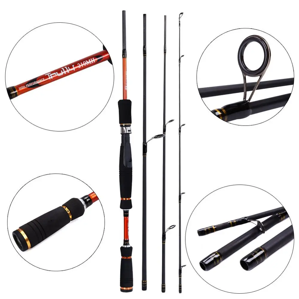 Удочка спиннинговая Sougayilang 4 секции 2 1/2 4/2 7 м|spinning rod|lure rodcarbon spinning rod |