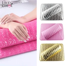 Эластичный коврик из искусственной кожи для маникюрного стола, 7 цветов, подставка для рук, ручная подушка, подушка для маникюра, салонный держатель, оборудование, инструмент