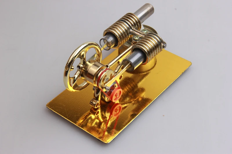 Mini Stirling Engine External Combustion Engine Microgenerator Birthday Present Steam Engine Model Science And School Education (8)