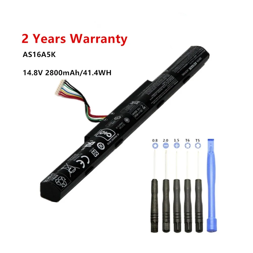 14.8V 2800mAh AS16A5K AS16A7K AS16A8K Laptop Battery For Acer Aspire