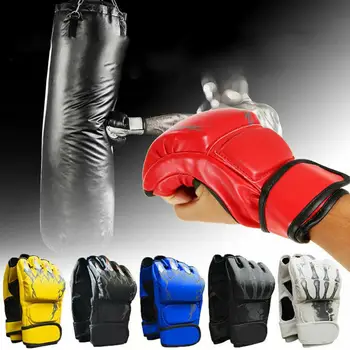 

Fighting gloves Sanda fighting Taekwondo training boxing gloves MMA half finger training gloves
