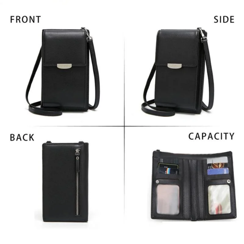 Fashion-Multi-function-Shoulder-Messenger-Bag-Women-PU-Leather-Phone-Purse-Mini-Wallet-Card-Bags-Solid