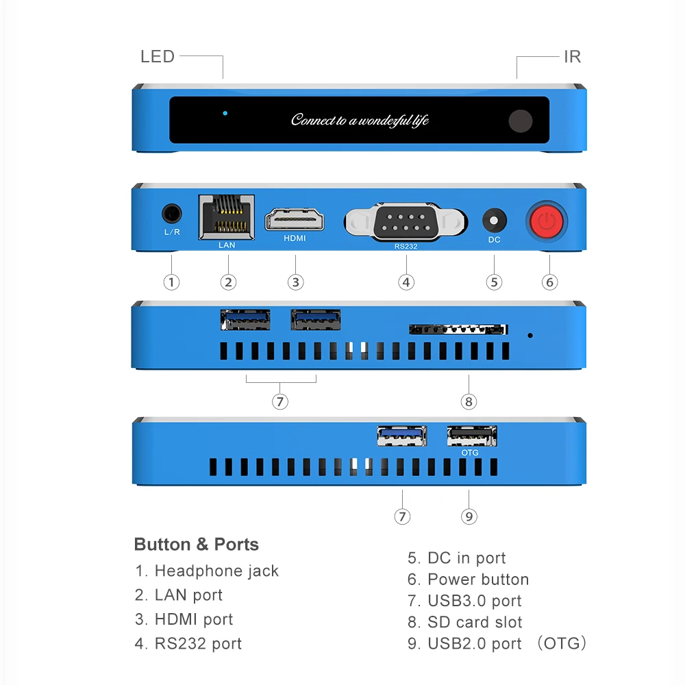 Beelink GT-King pro два ESS Hi-Fi без потери качества звука Android 9,0 Смарт ТВ коробка 4GB64GB 2,4G 5,8G, Wi-Fi, 1000 м PK Ugoos X2 PRO