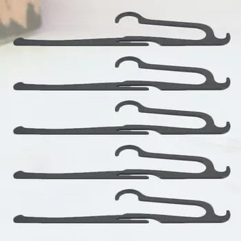 

5PCS Multifunctional Drying Rack Household Jeans Hanger Adults Clothes Hanger Anti-slip Plastic Hanging Clothes Hanger for Home