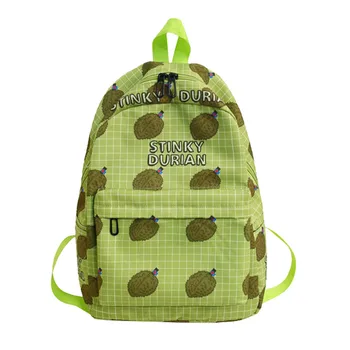 

Fashion Backpack Bag Women's Letter Printing Backpack Bag Maternity Nappy Changing Bags Large Capacity Plant Print Bag