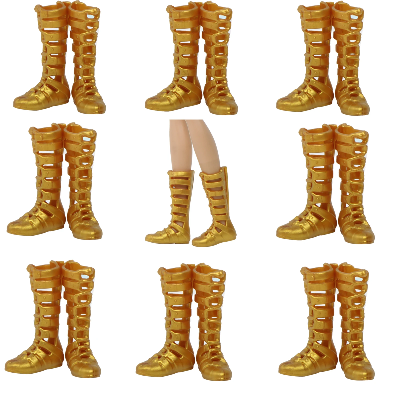 High Quality Mix Style Dolls Shoes Fashion Colorful High Heels Assorted Cute Sandals Shoes For Barbie Doll Accessories DIY Toys