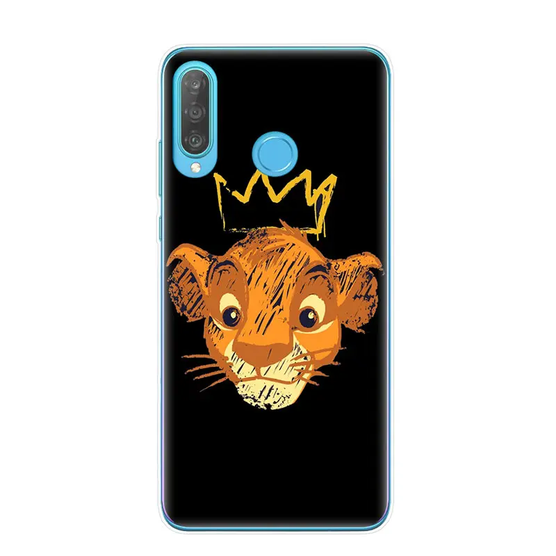 Cartoon Lion King nala simba timon Phone Cases for Huawei P30 P20 Mate 20 Lite Pro P8 P9 P10 Lite Cover Coque Etui fundas - Цвет: T3576