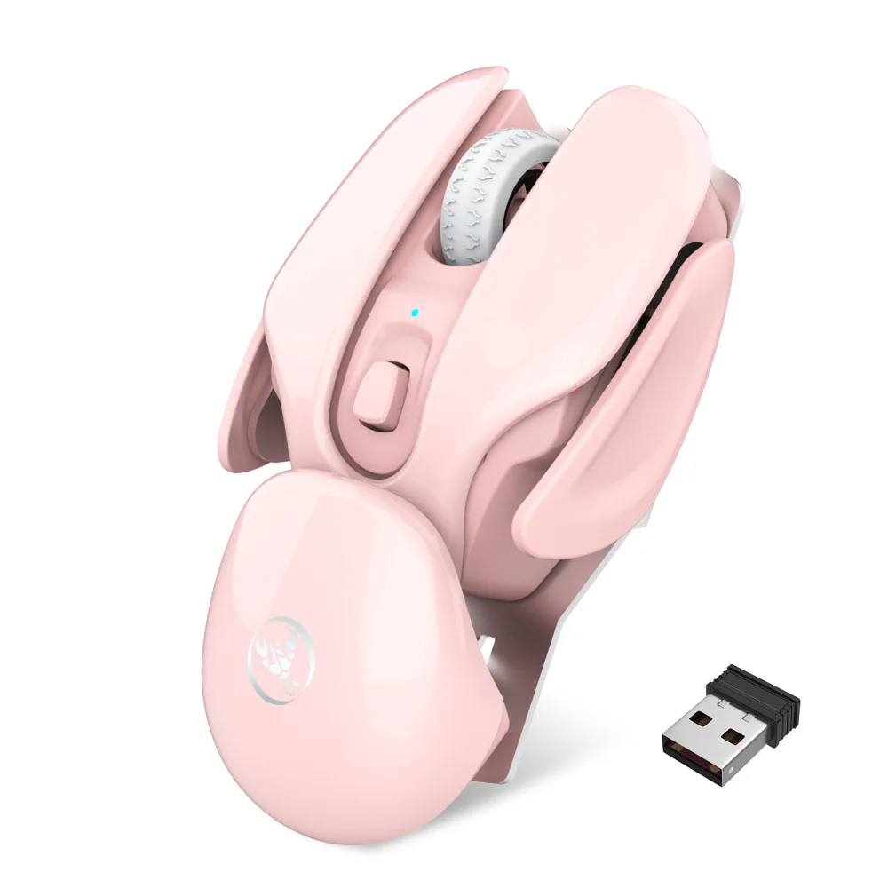 mini computer mouse Wireless silent mouse for office desktop gaming mouse Office 2.4G wireless mini mouse DPI setting aluminum alloy USB charging types of computer mouse Mice