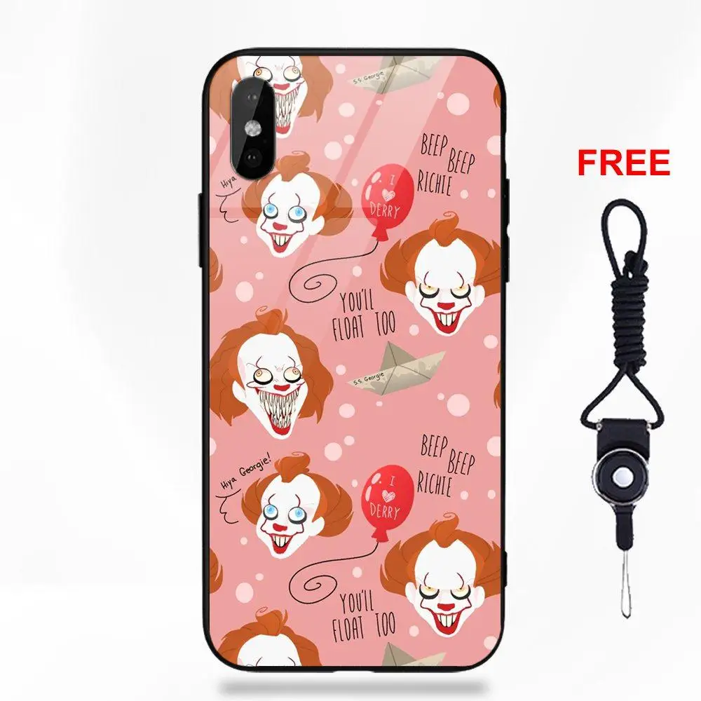 Забавный Клоун Pennywise Horror для Galaxy S8 S9 Plus для huawei Honor 7X P20 Lite mate 10 Pro Redmi 5 Note 5A 6 - Цвет: as picture