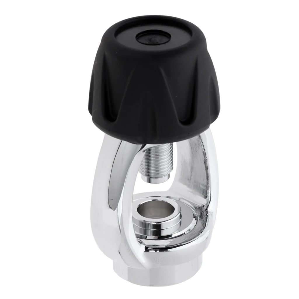 Copper Chrome Scuba Diving DIN to Yoke 1st Stage Regulator Convertor Adaptor