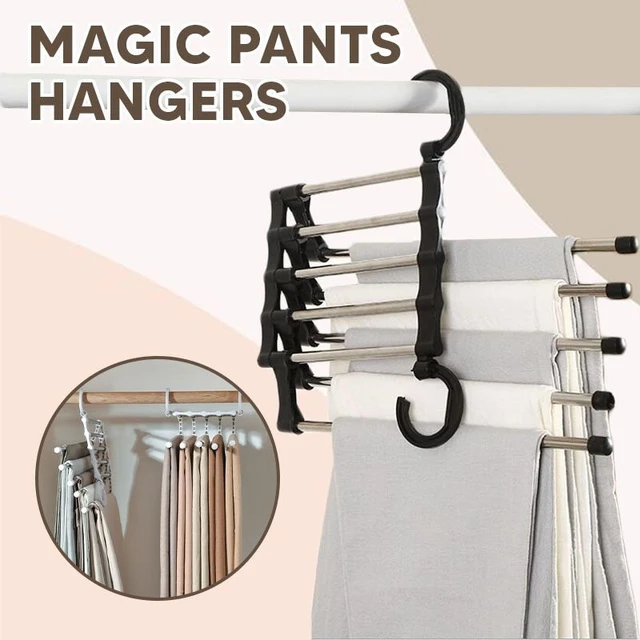 Space Saving Closet Hangers Stronger Plastic Colorful Clothes Racks Rotary Organizer  Hangers 5 Hole Magic Wardrobe Organizer