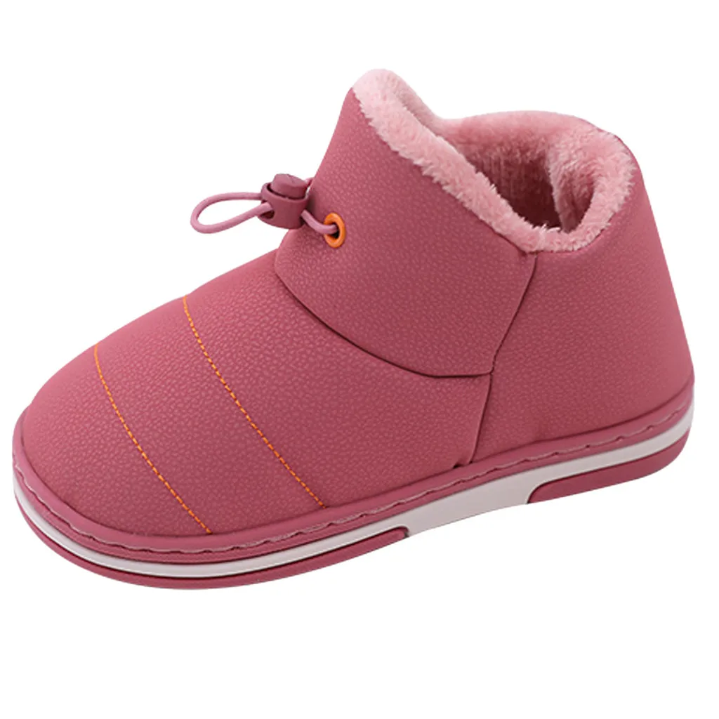 Winter Elastic band Patch Kids Boots Waterproof lightweight snow boot Solid Unisex Nylon Warm girls boots Casual Soft Shoes