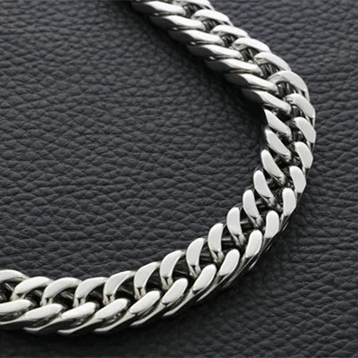 

Japanese And Korean Style Models in Europe And America Punk Hip Hop Chunky Wide-Double-Buttoned Double Weave Four Sides Grinding