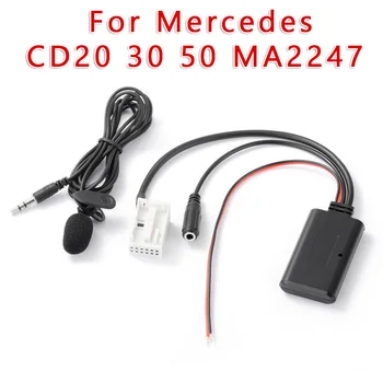 

Bluetooth 1x Aux MIC Cable W245 W203 W209 5-12V Car Accessories Adapter