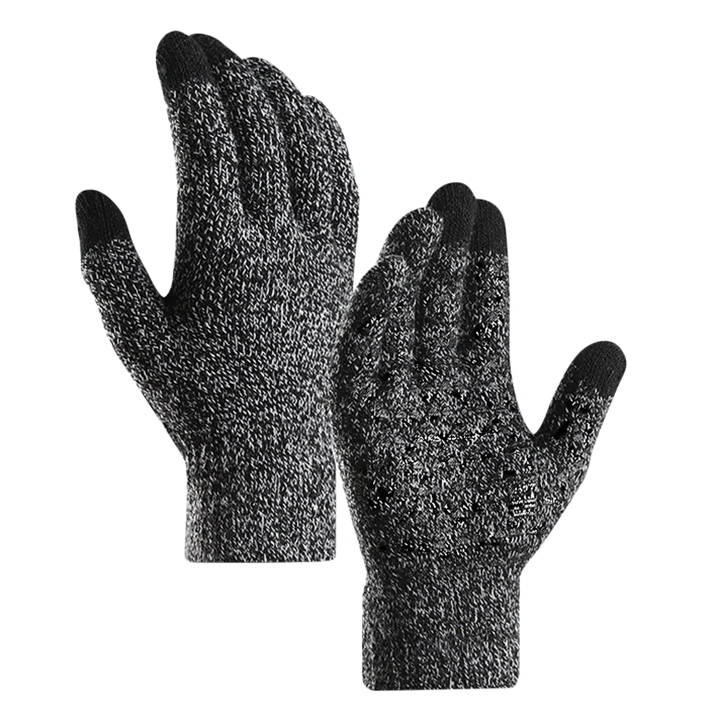 Men Cycling Gloves with Touch Screen Winter Putdoor Sports Finger Protection Glove