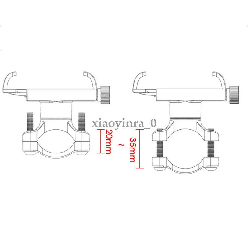 Универсальный алюминиевый держатель для велосипеда мотоцикла MTB руль для сотового телефона gps удобный кронштейн стойки