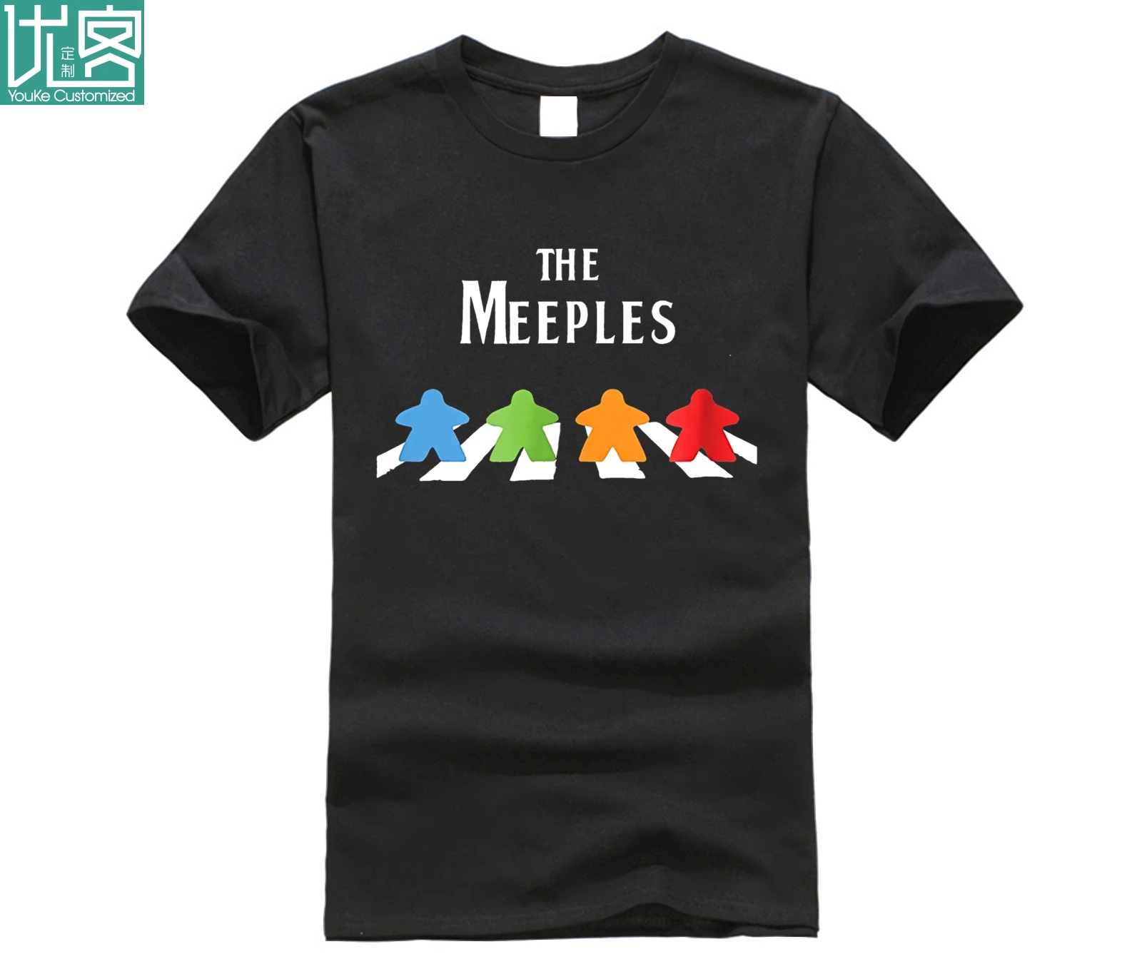 2019 бренд The Meeples настольная игра наркоман Мужская футболка |
