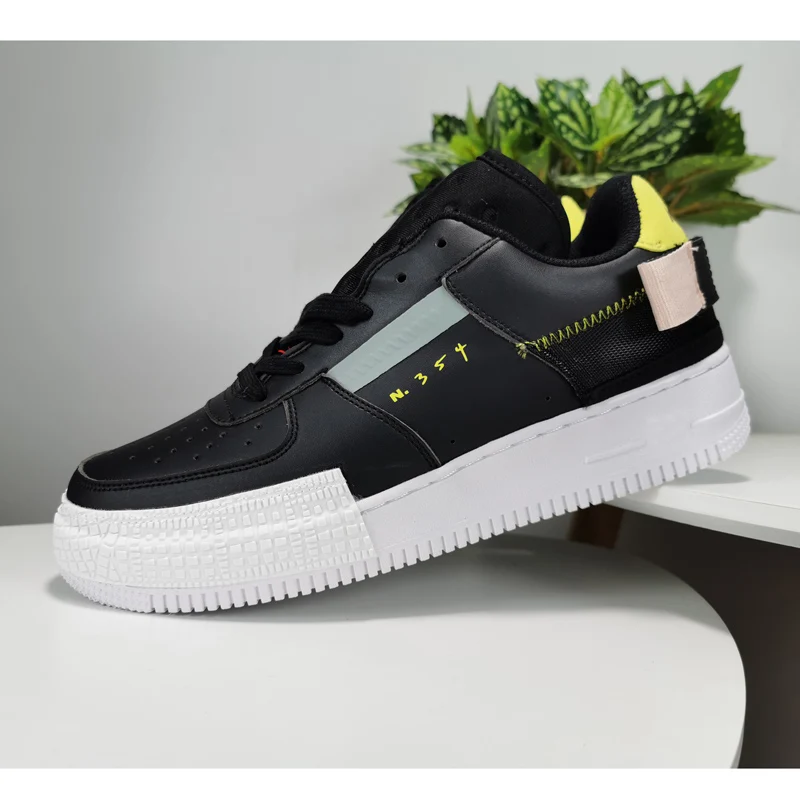 

N.354 af1-type GS low top one 1 07 skateboard shoes for men N354 black white yellow red green trainers designer sneakers
