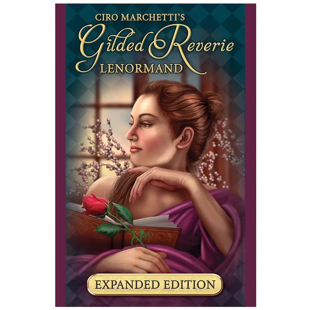 47 Cards Gilded Reverie Lenormand: Expanded Edition Mass Market Paperback With Online Guidebook For Children Audit Games | Игрушки и