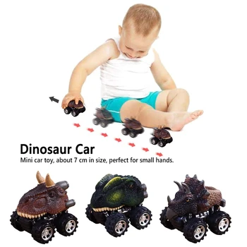 

2019 Children's Day Gift Toy Dinosaur Model Mini Toy Car Back Of The Car Gift Truck Hobby Funny Gift KID Drop Shipping