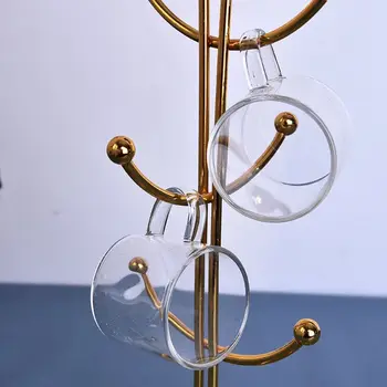 

Goldden Mental 6-Mug Holder, Traditional Kitchen Countertop Mug Tree, Coffee Mug 896A