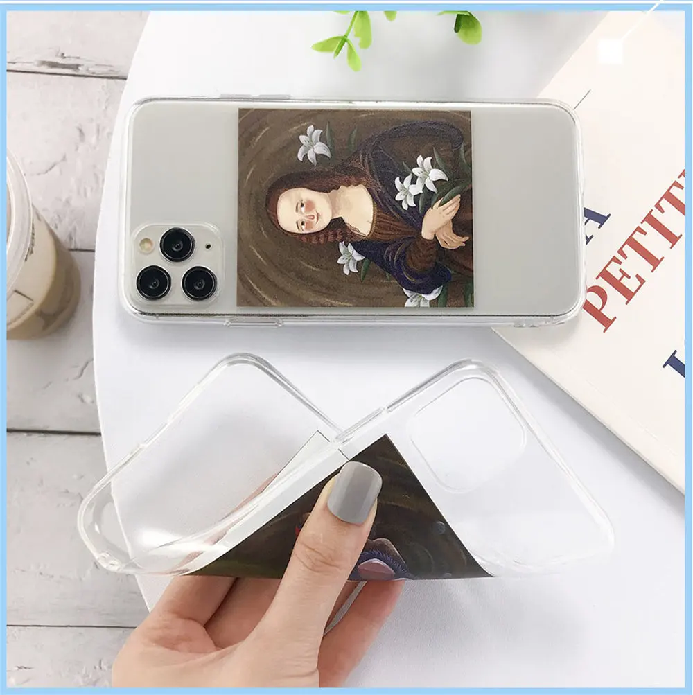 Lovebay для iPhone 11 чехол для телефона забавные художественные картины маслом для iPhone 7 8 6 6s Plus 11 Pro X XR XS Max 5S SE прозрачный мягкий чехол из ТПУ