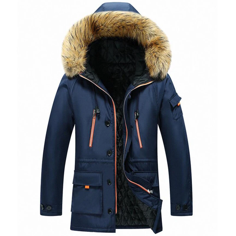 Парка размера плюс 6XL, M-8XL, мужские пальто, зимняя куртка, Мужская тонкая утолщенная Шуба с капюшоном, теплая верхняя одежда, Мужская ветрозащитная парка