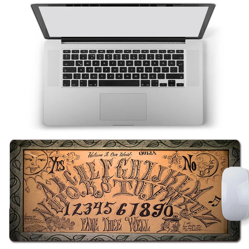 Ouija board Large  Grain Soft Mouse Pad Office Computer Desk Mat Modern Table Game Keyboard Laptop Carpet Accessories Mousepad