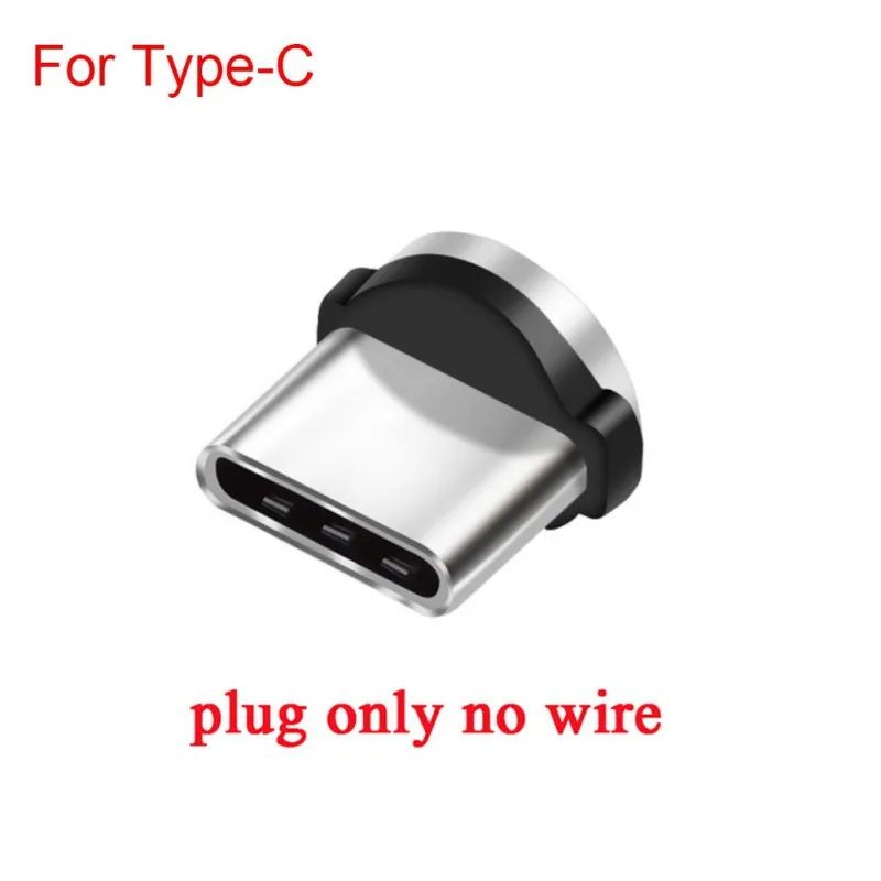 1 м магнитное поглощение течёт светильник светодиодный кабель Micro-USB type-c зарядка Usb зарядное устройство Шнур данных для iphone/samsung аксессуары - Тип штекера: Type-C plug