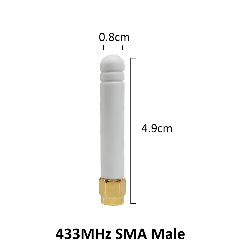 1pcs 433MHz Antenna 3dbi SMA Male Connector Plug 433 MHz Directional Antena Small Size Waterproof Antenne 1 1pcs 433MHz Antenna 3dbi SMA Male Connector Plug 433 MHz Directional Antena Small Size Waterproof Antenne 2