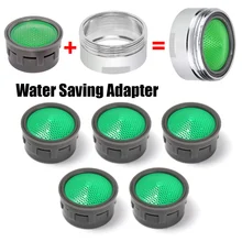 5 sztuk kran oszczędzający wodę Aerator gwint żeński urządzenie kranu kran z rozpylaczem filtr dyszy Adapter woda Bubbler akcesoria do kranów