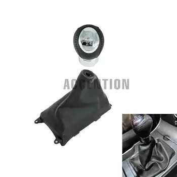 

New For Mazda 3 5 6 323 626 Premacy MPV Rx8 Car-Styling Manual 6 Speed Gear Shift Knob Stick Handle Head Cover Chrome Cap