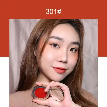 

Air Cushion Blusher Folding Heart Shape Shimmer Blush Natural Easy Make Rouge Up Wear To Contour Face D1D7