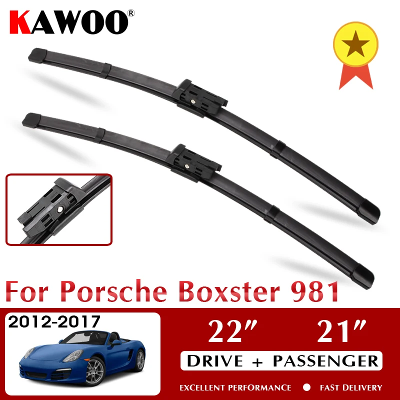 KAWOO Wiper Car Wiper Blade Blades For Porsche Boxster 981 2012 2017
