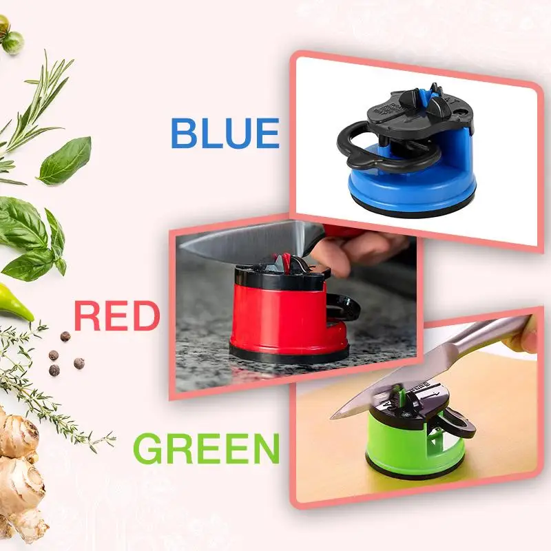 

Suction Cup Whetstone Knife Sharpener Sharpening Tool Easy and Safe to Sharpens Kitchen Chef Knives Damascus Knives Sharpener