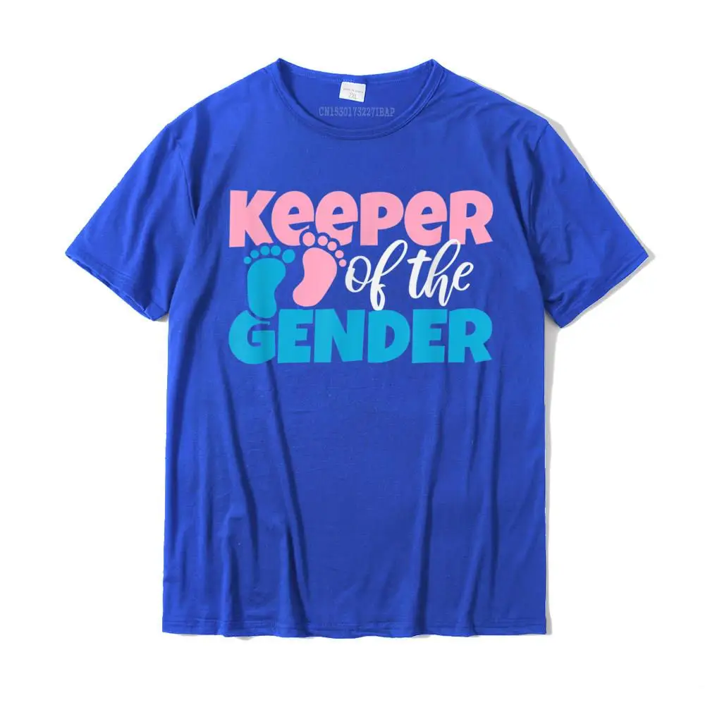 2021 Fashion Men Tshirts Summer Printing Tops Tees 100% Cotton Short Sleeve Birthday Tops & Tees O-Neck Wholesale Keeper of the Gender Gender Reveal Shirt Baby Gift T-Shirt__MZ16892 blue