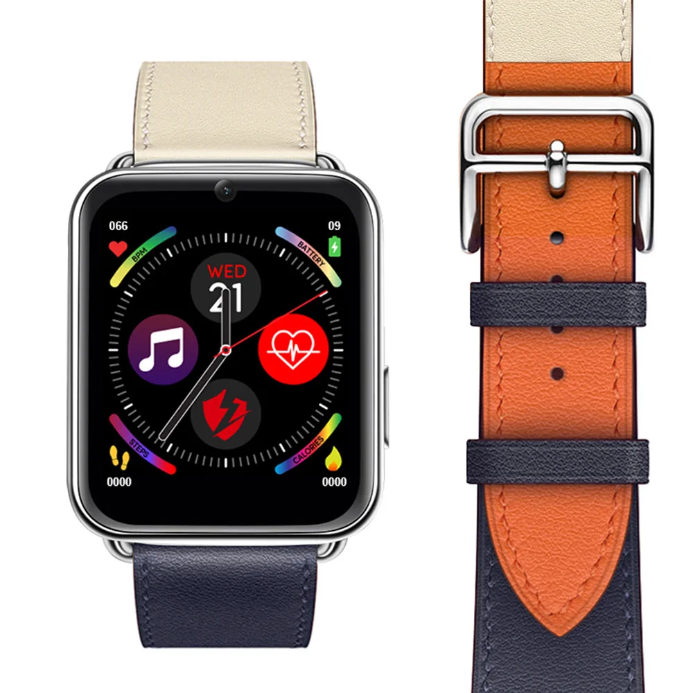SilverTwoShort Strap LEMFO LEM10 4G Смарт-часы Android 7,1 1,82 дюймов 360*320 экран 3 ГБ+ 32 ГБ gps Wi-Fi 700 мАч большая батарея умные часы - Цвет: SilverTwoShort Strap