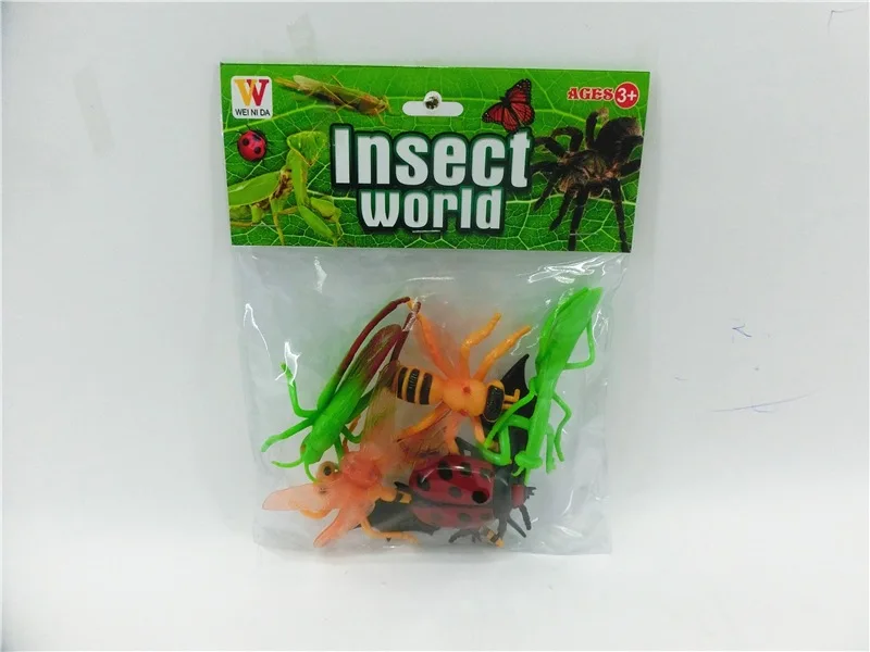 

Children Model Insect Animal Toy Set Educational Cognitive Insect Model Stall Hot Selling