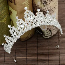 Корона невесты корейский стиль головной убор стиль Корона волосы застежка высшего класса свадебное платье День рождения представление орнамент