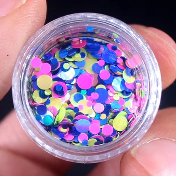 

12 Colors Glitter Nail Rhinestone Small Irregular Beads Manicure 3D Nail Art Decoration In Wheel Accessories