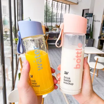 

Juice Bottle with Lid Couple Water Bottles Outdoor Water Bottle Tableware Tourism Carafe Tableware for Trekking Reusable Bottles